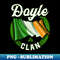 Doyle Surname Irish Last Name Ireland Flag - Trendy Sublimation Digital Download - Transform Your Sublimation Creations