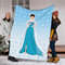 Personalized Photo Blanket, Custom Name Elsa Princess Blanket, Disney Elsa Blanket, Frozen Fleece Mink Sherpa Blanket, Magic Kingdom Blanket.jpg
