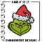 Christmas Grinch Face Embroidery design, Grinch christmas Embroidery, Embroidery File, Grinch design, Instant download..jpg