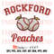 A League Of Their Own TV Series 2022 Embroidery, Rockford Peaches Embroidery, Embroidery Design File.jpg