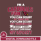 i'm a Arizona Cardinals fan you can doubt my team...svg,eps,dxf,png file , digital download.jpg