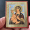 Mother of God of Three Hands | Silver and Gold foiled icon | Size: 2,5" x 3,5" |