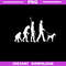 Airedale Terrier Dog   Funny Dog Owner Evolution  PNG Download.jpg