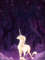 Unicorn in a Lilac Wood Graphic .png