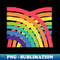 Rainbow Cross Hatch Graphic - Professional Sublimation Digital Download