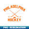 Retro Philadelphia Hockey - Retro PNG Sublimation Digital Download