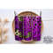 Purple Glitter Animal Cheetah Leopard , Tumbler 20 oz Wrap PNG, Skinny Tumbler Designs PNG.jpg