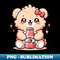 TP-8030_Cute Japanese Kawaii Style Bear Drinking Strawberry Milk  0442.jpg