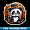 QM-1300_Adorable panda bear wearing a top hat halloween art 2525.jpg