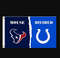 Houston Texans and Indianapolis Colts Divided Flag 3x5ft.png