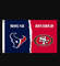 Houston Texans and San Francisco 49ers Divided Flag 3x5ft.png