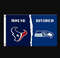 Houston Texans and Seattle Seahawks Divided Flag 3x5ft.png