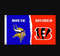 Minnesota Vikings and Cincinnati Bengals Divided Flag 3x5ft.png