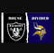 Las Vegas Raiders and Minnesota Vikings Divided Flag 3x5ft.png