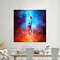 Astronaut Floating In Space, Astronaut Poster, Modern Canvas Art, Cosmos Artwork, Astronaut With Balloon Wall Decor, Abstract Art,.jpg
