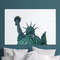 Statue of Liberty,Glass Wall Art,Neoclassical Tempered Glass,Custom Glass Printing Wall Art,Glass Art,New York Landscape  Glass Wall Art,.jpg