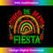 Cinco de Mayo Rainbow Mexican Guitar Fiesta Cinco de Mayo Tank Top - Instant Sublimation Digital Download