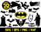 Batman Bundle SVG Cricut Superman Cut Vector Vinyl Clipart Logo Silhouette Mask.png