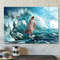 Jesus Walks On The Sea - Jesus Pictures - Jesus Canvas Poster - Jesus Wall Art - Christ Pictures - Christian Canvas Prints1.jpg