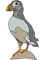 Puffin Bird on a Rock  .png