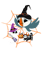 Puffin rock Halloween repeated pattern.png