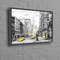 New York Black And Yellow Painting, Romantic Couple Painting, New York Street Painting, Cityscape Wall Art, New York Landscape, Abstract Art.jpg