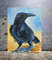 raven oil painting