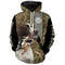 Duck Hunting English Springer Spaniel Hoodie 3D, Personalized All Over Print Hoodie 3D