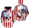 American Flag Skull Fish Hook Hoodie 3D, Personalized All Over Print Hoodie 3D Y8