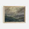 Choppy Sea Ocean Oil Painting, Seagulls Over Stormy Waves, Coastal Wall Art, Vintage Seascape Print, Lake house, Beach Lake House Wall Decor.jpg