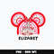 Mickey castle valentine elizabet Png
