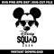 Mickey Mouse Squad With Sunglasses and Castle svg