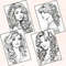 Vintage Lady Hairstyle Coloring Pages 2.jpg