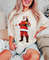 Retro Santa Shirt, Comfort colors christmas tee, Vintage Santa Shirt, Champagne Santa tee.jpg