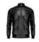 Mens Black Pure Cow Leather Bomber Jacket_1.jpg