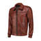 Zipper Vintage Bomber Polo Leather Jacket-Brown_1.jpg