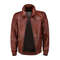 Zipper Vintage Bomber Polo Leather Jacket-Brown_2.jpg