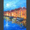 oil painting, night painting, yacht, pier..jpg