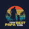 Vintage Yoda Best Papa Ever -Gift For Father's Day Cute Baby Yoda Dad Life SVG.jpg