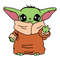 Star Wars Baby Yoda The Child Cartoon Poses SVG.jpg