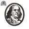 Benjamin Franklin Embroidery logo for Cap..jpg