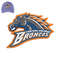 Broncos horse 3d puff Embroidery logo for Cap ..jpg