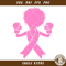 Cancer Support Team Svg, Pink Boxing Girl Svg.jpg