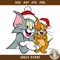 Christmas Tom and Jerry Svg, Christmas Cartoon Character Svg.jpg