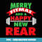 Merry Fitmas And A Happy New Rear Fun Holiday Workout - Exclusive PNG Sublimation Download
