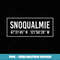 SNOQUALMIE WA WASHINGTON Funny City Coordinates Home Gift - Stylish Sublimation Digital Download