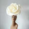giant rose bridal headpiece Champagne fascinator.jpg