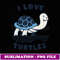 Kids I Love Turtles - Instant Sublimation Digital Download