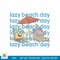 SpongeBob SquarePants Patrick Star Lazy Beach Day png, digital download .jpg