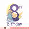 Super Mario Rosalina And Luma 8th Birthday Moon Portrait png, digital download, instant .jpg
